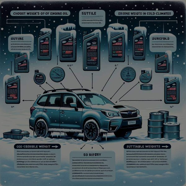 How to Choose the Correct Weight of Engine Oil for a Subaru Forester in Cold Climates?