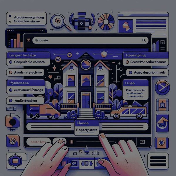 What Are the Best Practices for Creating Accessible Real Estate Websites for Visually Impaired Users?