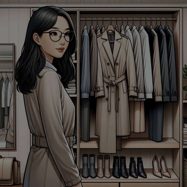 How Can You Style a Trench Coat for a Transitional Weather Work Day?